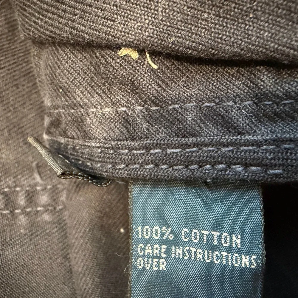 Vintage Polo Ralph Lauren Chino Shorts Mens 36 Navy Buckle Back Military Utility